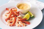 Australian Prawns With Asian Sesame Aioli Recipe Dinner