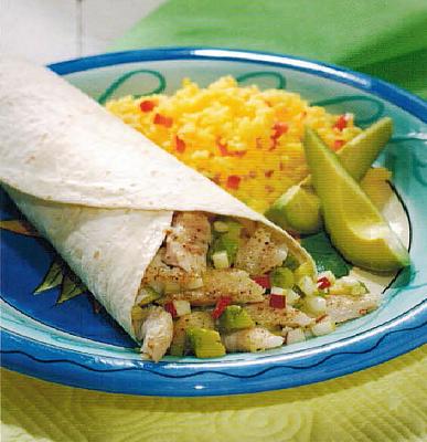 Mexican Grilled Perch Fajitas BBQ Grill