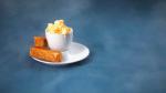 Australian Heston Blumenthals Bacon and Egg Icecream Appetizer