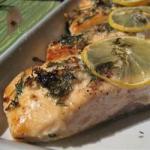 British Salmon with Lemon and Dill Recipe Appetizer