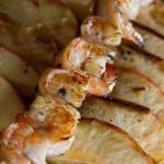 Canadian Grilled Shrimp and Apple Skewers Recipe BBQ Grill