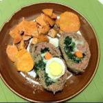 Australian Meatloaf Stuffed with Eggs and Vegetables Appetizer