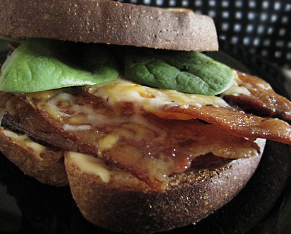 Australian Broiled Bacon Cheese and Onion Sandwich Appetizer