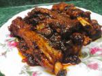 American Spicy Pork Ribs With Garlic and Tomatoes Appetizer