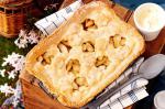 American Caramel Custardfilled Apple Pie Recipe Dessert