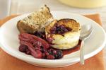 Baked Ricotta With Rhubarb And Berry Compote Recipe recipe