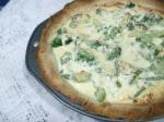 American Broccoli and Cream Cheese Tart Appetizer