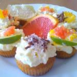 Australian Fruit Muffins with Cream Smietankowym Dessert