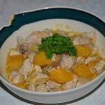 Australian Chicken Breast with Apple and White Wine Appetizer