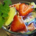 Australian Strawberry Salad and Cucumber Appetizer