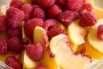 Australian Peach Raspberry Cobbler Gob Dessert