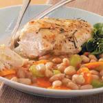 British Rosemary Chicken with White Beans Appetizer