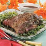 British Rosemary Leg of Lamb Dinner