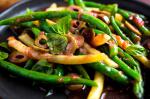 American Green and Wax Bean Salad With Tomato Vinaigrette Recipe Appetizer