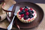 Australian Grand Marnier Berry Tarts With Mascarpone Cream Recipe Dessert