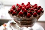 British Triple Chocolate Trifle With Raspberries Recipe Dessert
