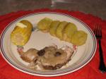American Crock Pot Pork Roast and Mushrooms Appetizer