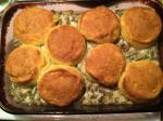 American Ground Beef Casserole With Biscuits Appetizer