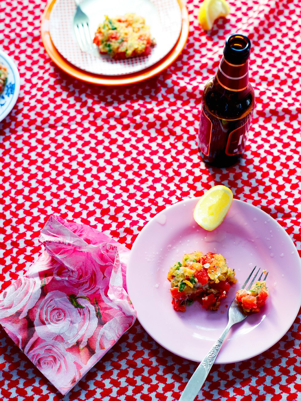 Australian Tomato Fritters domatokeftedes Appetizer