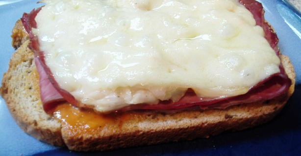 American Open Faced Corned Beef  Cole Slaw Sandwiches Dinner