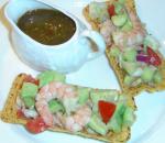 Mexican Spicy Shrimp Avocado Salad Dinner