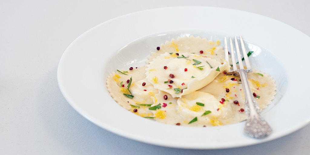 British Impress Dinner Party Guests With Lemon Goat Cheese Ravioli Dinner