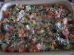 American Creamed Spinach and Tortellini Casserole Dinner