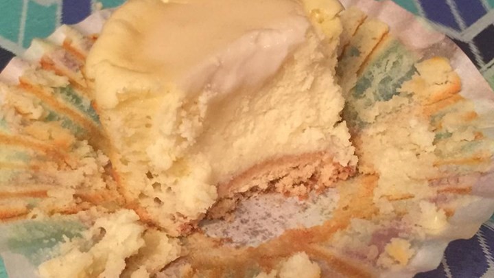 American Cream Cheese Cupcakes with Sour Cream Topping Recipe Dessert