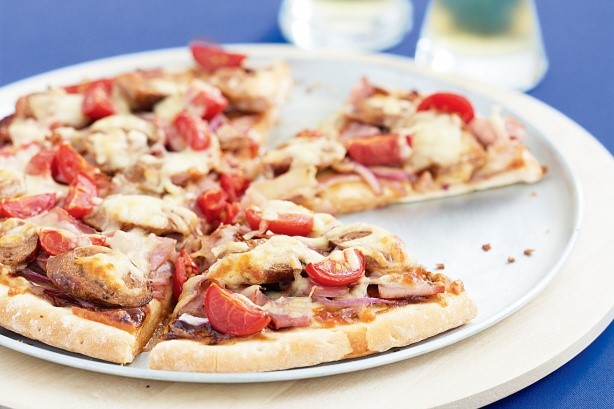 American Bbq Meatlovers Pizza Recipe Appetizer