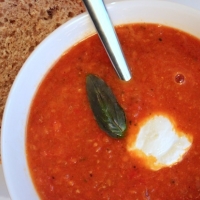 roasted bell pepper soup recipe