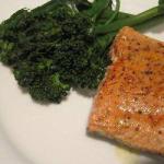British Salmon with Lemon and Butter Dinner