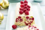 American Pistachio Raspberry And Rosewater Semifreddo Recipe Dessert