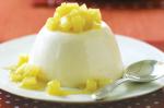 Canadian Coconut Panna Cotta With Pineapple Salsa Recipe Dessert
