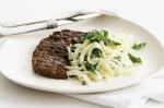 Canadian Steak With Fennel and Nashi Salad Recipe Dinner
