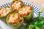 American Low Carb Stuffed Bell Peppers Dinner