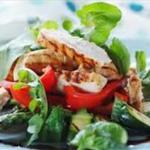 Mediterranean Mediterranean Chicken-and-vegetable Salad Dinner