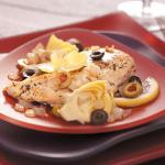 British Zesty Chicken with Artichokes Dinner