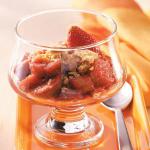 British Strawberryrhubarb Crumble Dessert