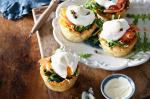 Canadian Poached Eggs And Salmon In Potato Rosti Baskets Recipe Appetizer
