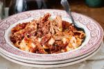 Canadian Slowroasted Pork And Red Wine Ragu With Pappardelle Recipe Dinner