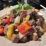 Chinese Beef Stirfry Chinese to the Pineapple BBQ Grill