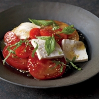 Spanish Tofu with Tomatoes Basil and Mint Appetizer