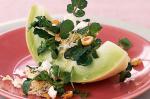 Canadian Melon Hazelnut And Goats Cheese Salad Recipe Appetizer