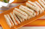 Canadian Salmon And Herb Cream Finger Sandwiches Recipe Appetizer