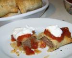 American Little Meat Rolls Appetizer