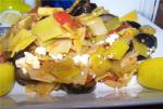 Leeks With Olives and Feta recipe