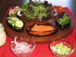 British Mini Salad Bar for Picky Inlaws Appetizer