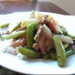 British Chicken with Green Beans and Herbs Dinner