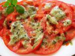 Canadian Tomatoes With Basil Vinaigrette 1 Appetizer