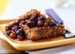 American Panseared Oatmeal With Warm Fruit Compote and Cider Syrup Recipe Dessert
